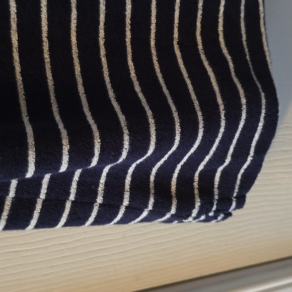 BEN SHERMAN BRAND MEN'S BLUE SHORT SLEEVE STRIPED 2 BUTTON POLO SIZE SMALL - Picture 5 of 16